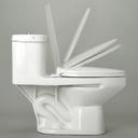 WC Ischia One Piece Alargado Descarga a Piso Ischia Single Flush Tapa Soft Close