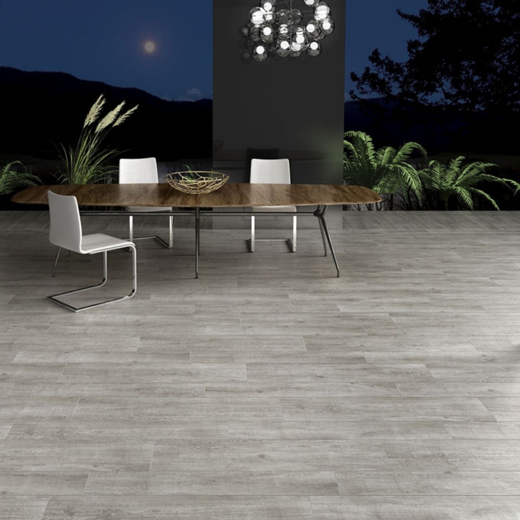 Porcelanato Decape Grigio Mate Rectificado 15x90 cm