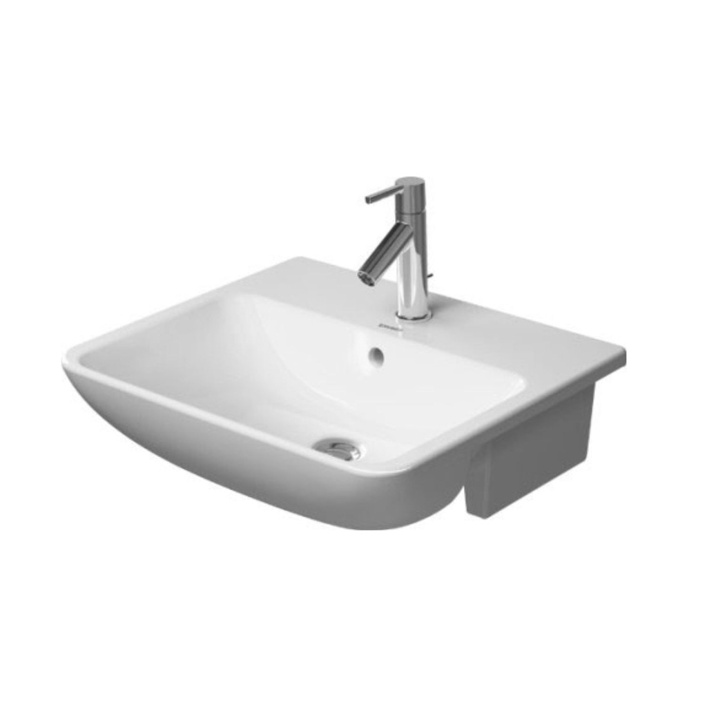 Lavamanos De Semi-Empotar Me By Starck Rectangular 55x45.5 cm Blanco