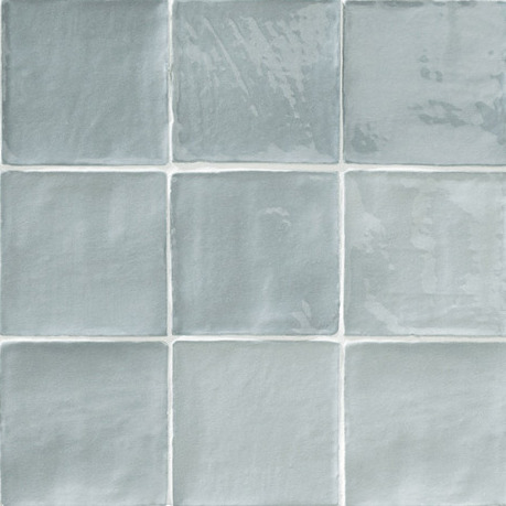 Porcelanato Stow Mix Aqua Brillante 10x10 cm