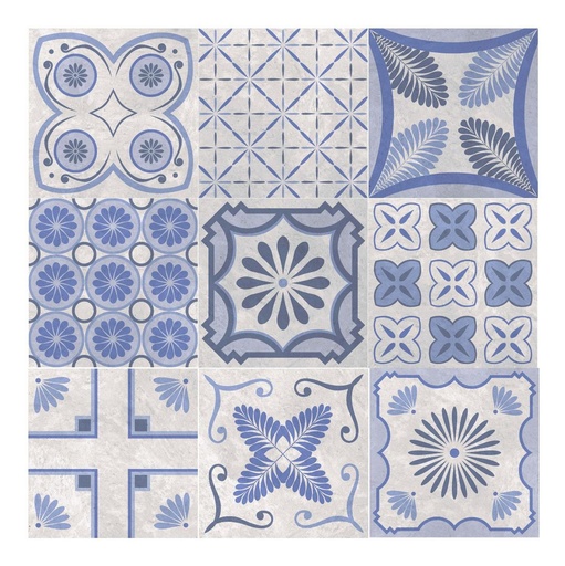 Ceramica Pachtwork Blue Mate 20x20 Cm