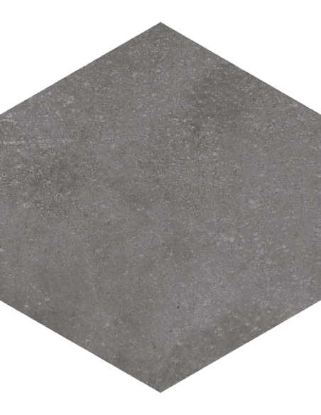 Porcelanato Hexagon Rift Grafito Mate 23x26,6 cm