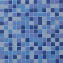 Mosaico De Vidrio En Malla Caspio Azules Brillante 31.5x31.5 cm