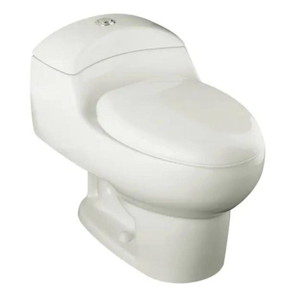 Wc One Piece Alargado Descarga a Piso Monaco Dual Flush Tapa Soft Close