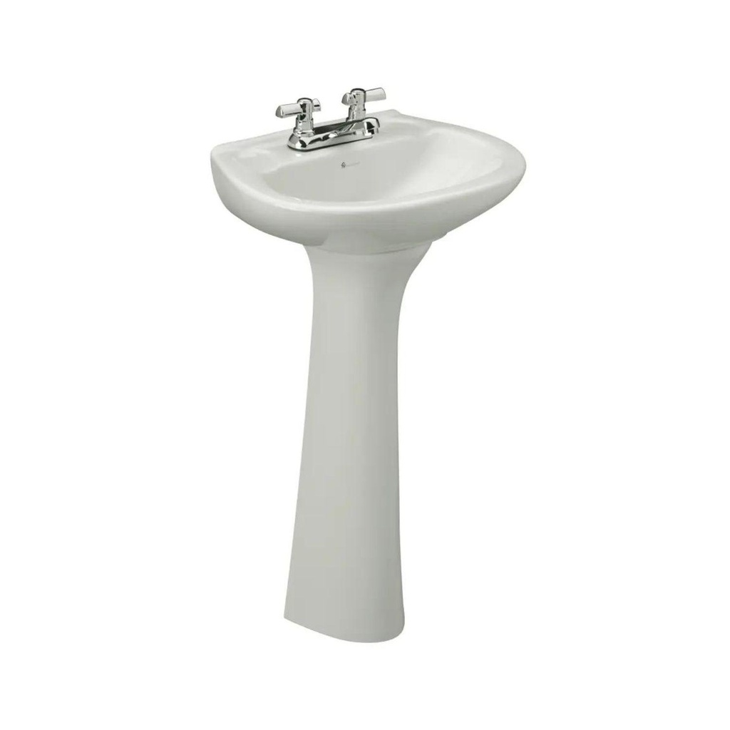 Lavamanos De Pedestal Roma Universal 46x36x17,5 cm Blanco