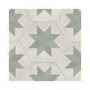 Porcelanato Terra Art Stella Menta Mate 25x21,6 cm