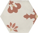 Porcelanato Terra Art Giglio Tramonto Mate 25x21,6 cm