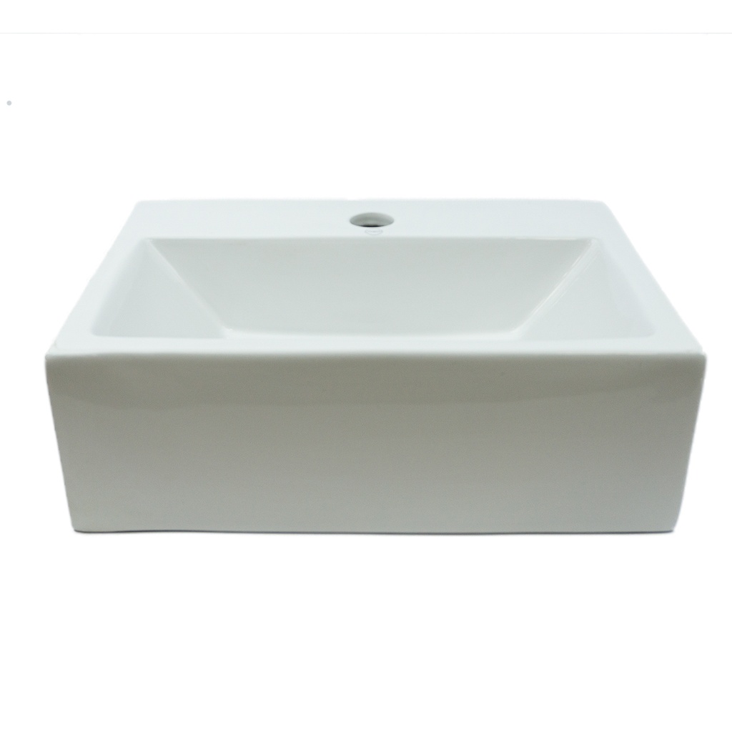 Lavamanos Rectangular Blanco 430x305x135mm