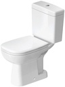 WC Pie D-Code Blanco Brillante Descarga a Piso Soft close