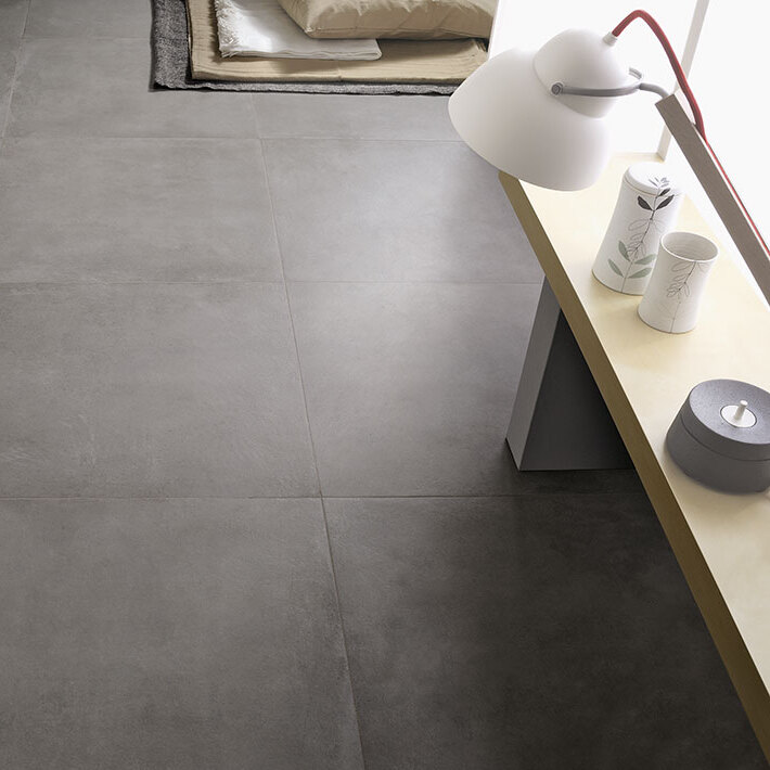 [0BE603R] Porcelanato Blend Concrete Grigio Mate Rectificado 60x60 cm