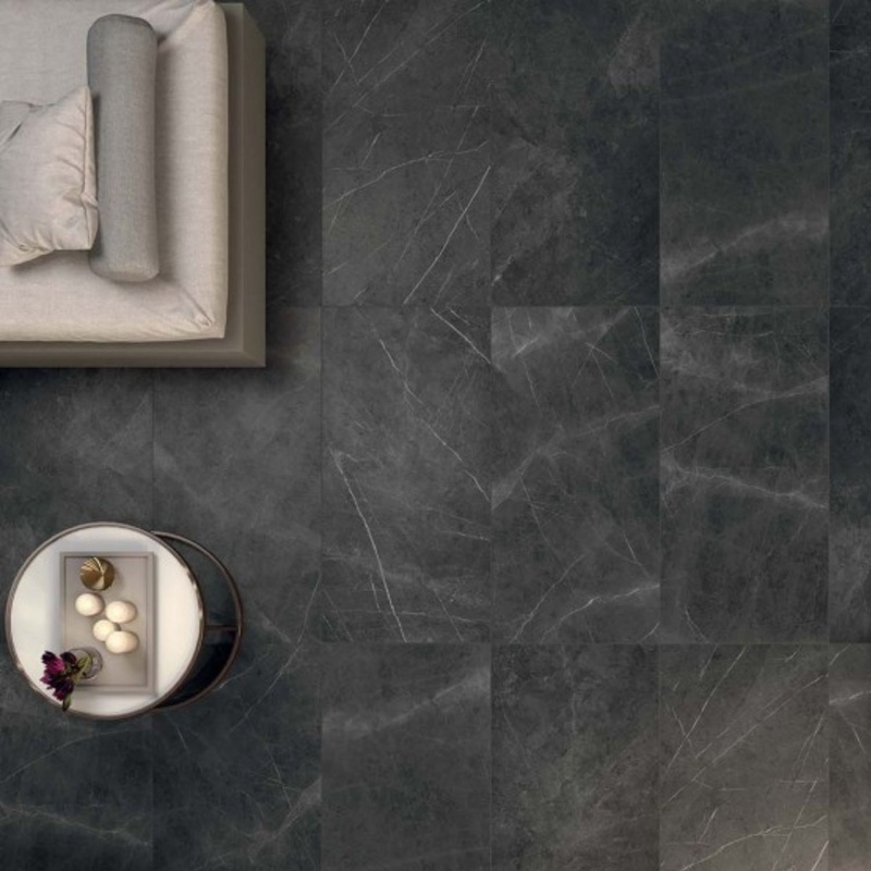 [1SR57700] Porcelanato Sensi Pietra Grey Sable Mate Rectificado 30x120 Cm