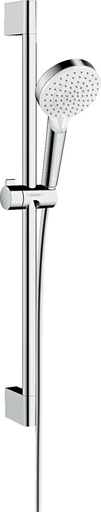 [26532400] Set de ducha Vario con barra de 65 cm y Selector Externo Crometta Cromo Brillante Tamaño de ducha Ø100 mm
