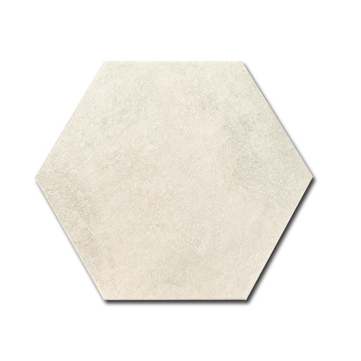 [46FA] Porcelanato Hexagon Rift Blanco Mate 23x26,6 cm