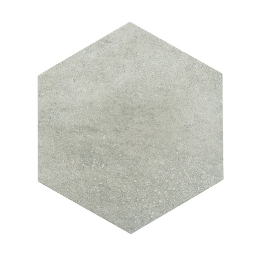 [46FB] Porcelanato Hexagon Rift Cemento Mate 23x26,6 cm