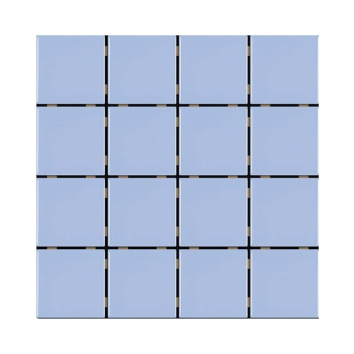 [8021138] Gres Porcelanico En Malla Azul Laguna Mesh Brillante 7,5x7,5 Cm