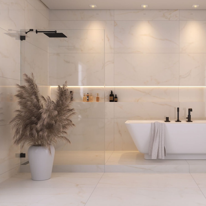 [8045966] Porcelanato Bernini Oro Mate Rectificado 90x90 cm