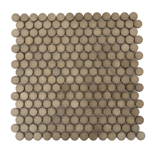 [AIR-04] Mosaico Aluminio Dots Bronze 30x30