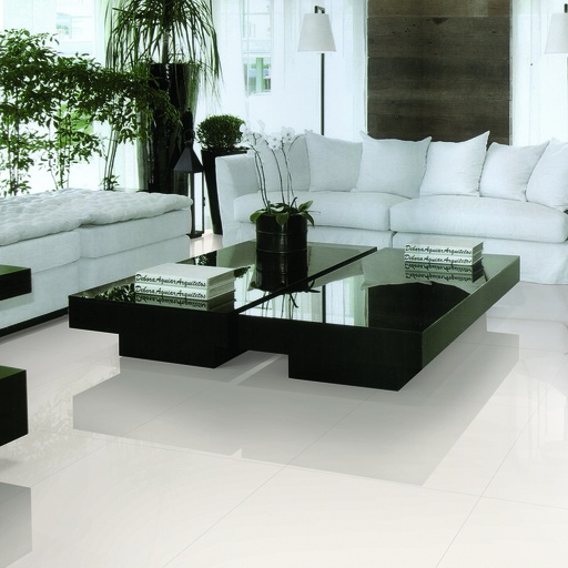 [F03060] Porcelanato Super White Brillante Rectificado 30x60 cm