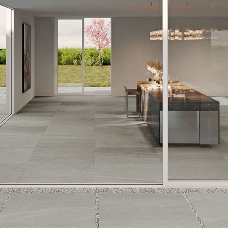 [R36LIAS] Porcelanato Limestone Ash Rect Mate Rectificado 30,4x61 cm