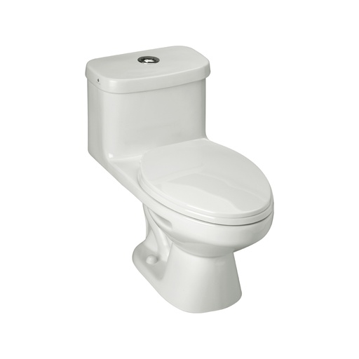 [KIT-E187] WC Ischia One Piece Alargado Descarga a Piso Ischia Single Flush Tapa Soft Close